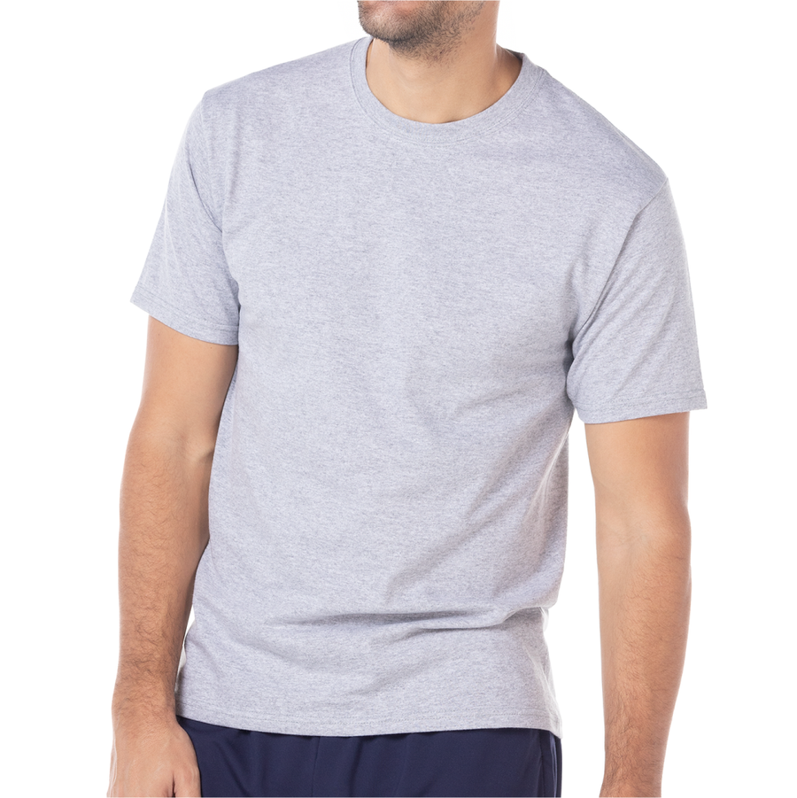 Playera UrbanFit Hombre Manga Corta Gris Jaspeado
