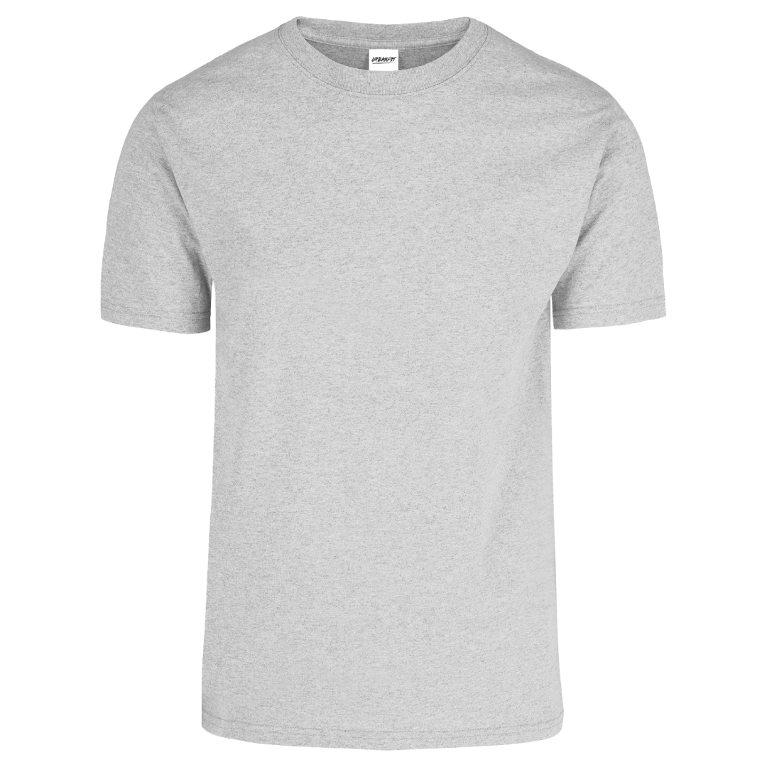 Playera UrbanFit Hombre Manga Corta Gris Jaspeado