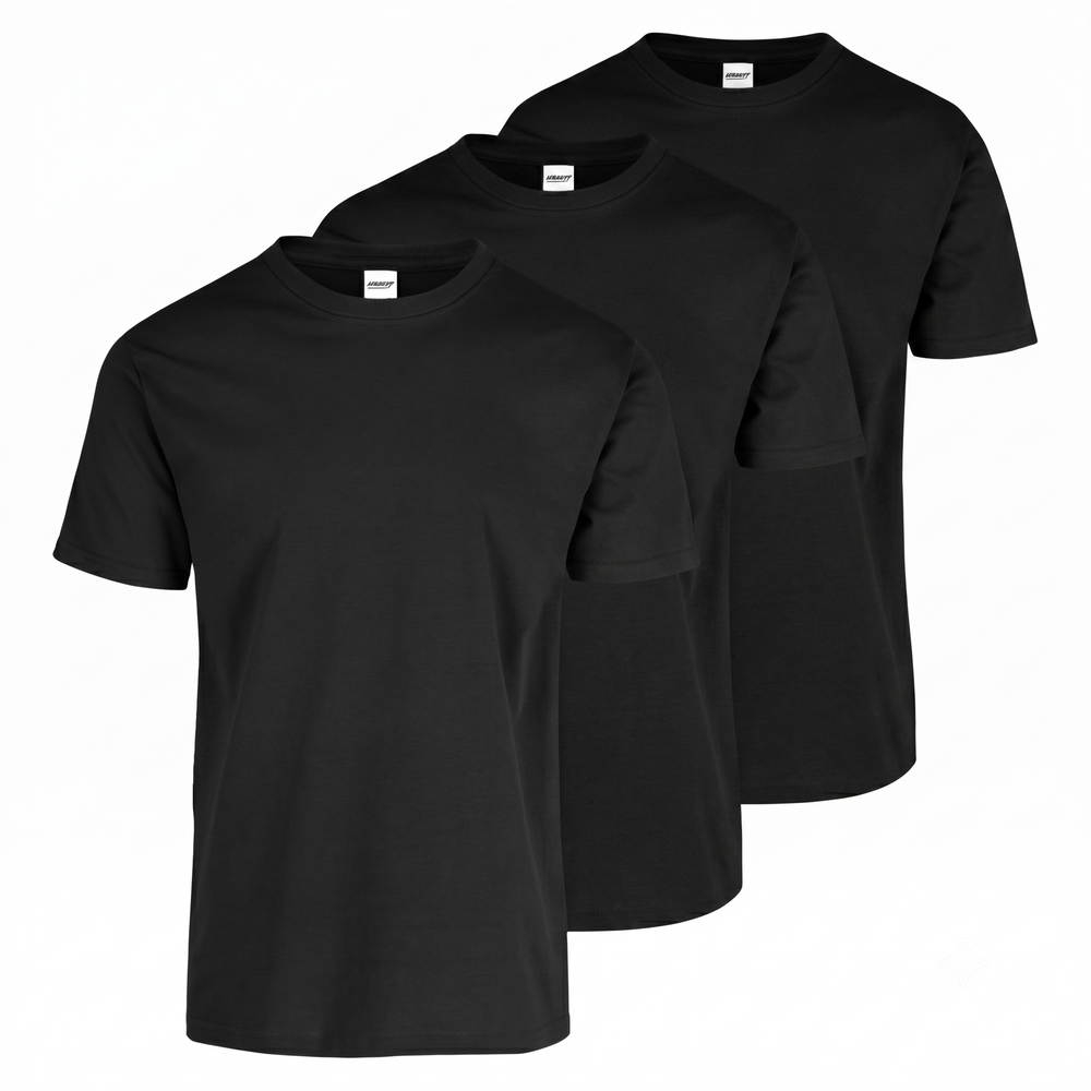 Pack x3 Todo Negro