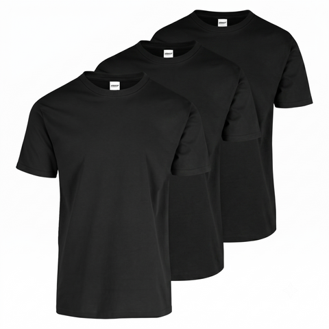 Pack x3 todo negro