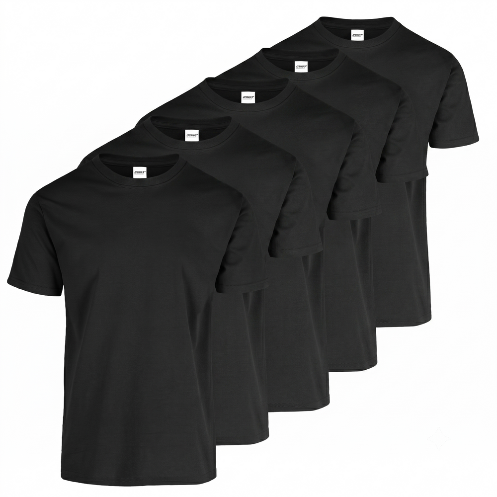 Pack x5 Todo Negro
