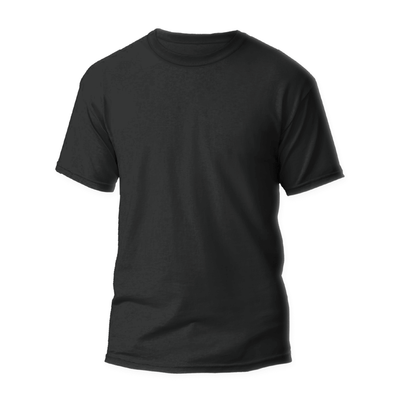 Playera UrbanFit Hombre Manga Corta Negra